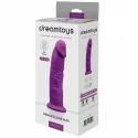 REAL LOVE DILDO 7.5INCH FUCHSIA