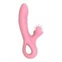 Wibrator ze stymulacją łechtaczki Pink Taste Rabbit