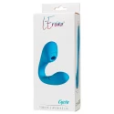 Multifunctional vibrator L'Eroina Cycla, silicone, blue, 20 cm