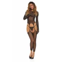 BRING IT OVER BLING BODYSTOCKING BLACK, OS