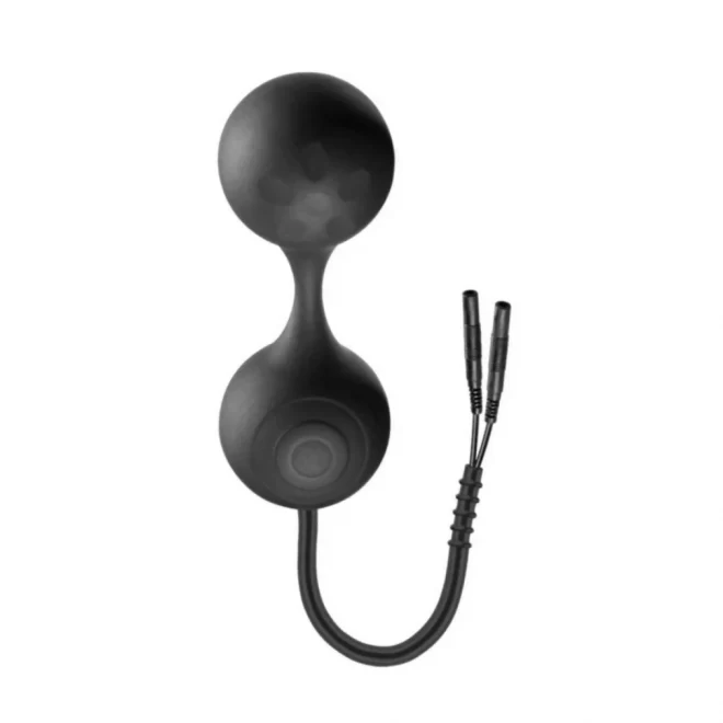 Kulki z Elektrostymulacją Electrastim Silicone Noir Lula Kegel Balls.