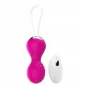 Kulki-Vibrating Silicone Kegel Balls USB 10 Function / Remote control -Black