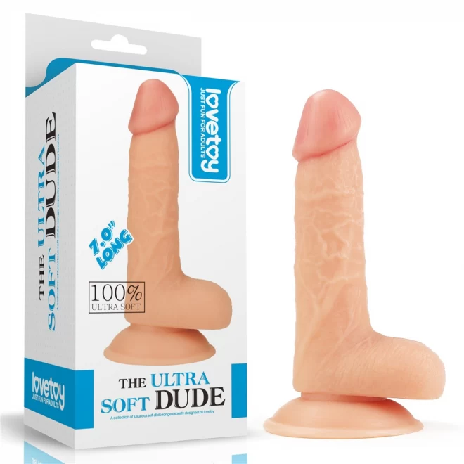 Realistyczne dildo z przyssawką 7"