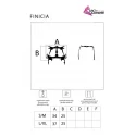 Pas do pończoch Finicia L/XL