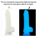 Dildo silikonowe świecące w ciemności Lumino Play