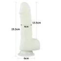 Dildo silikonowe świecące w ciemności Lumino Play