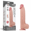 Realistyczne dwuwarstwowe dildo King Sized Sliding Skin Dual 14"
