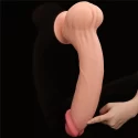 Realistyczne dwuwarstwowe dildo King Sized Sliding Skin Dual 14"