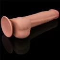 Realistyczne dwuwarstwowe dildo King Sized Sliding Skin Dual 11,5"