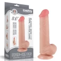 Dildo Sliding Skin Dual Layer Dong Flesh