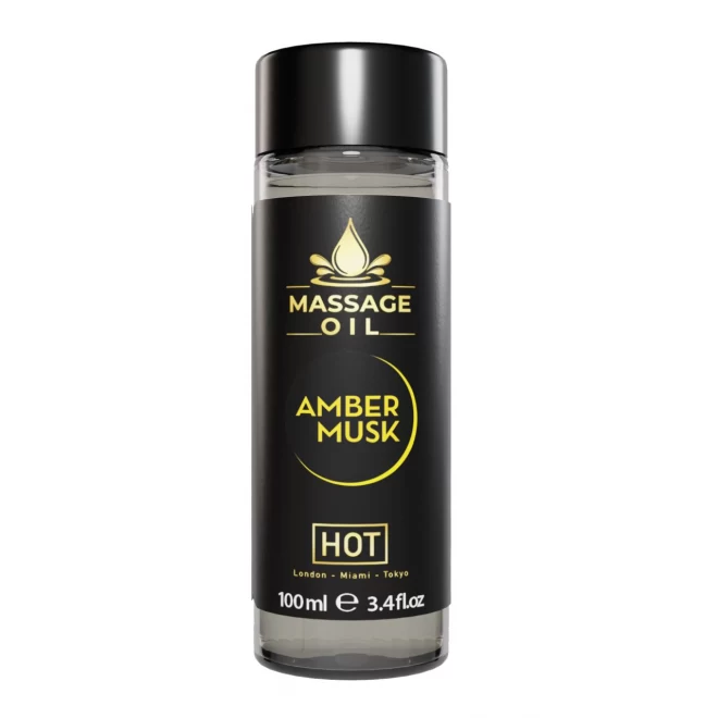 Hot massage oil amber & musk 100ml