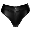 Noir slip mit zip