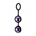 A-TOYS, Vaginal balls, ABS plastic, Purple, O 3.5 cm
