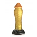 Golden snake - silicone dildo