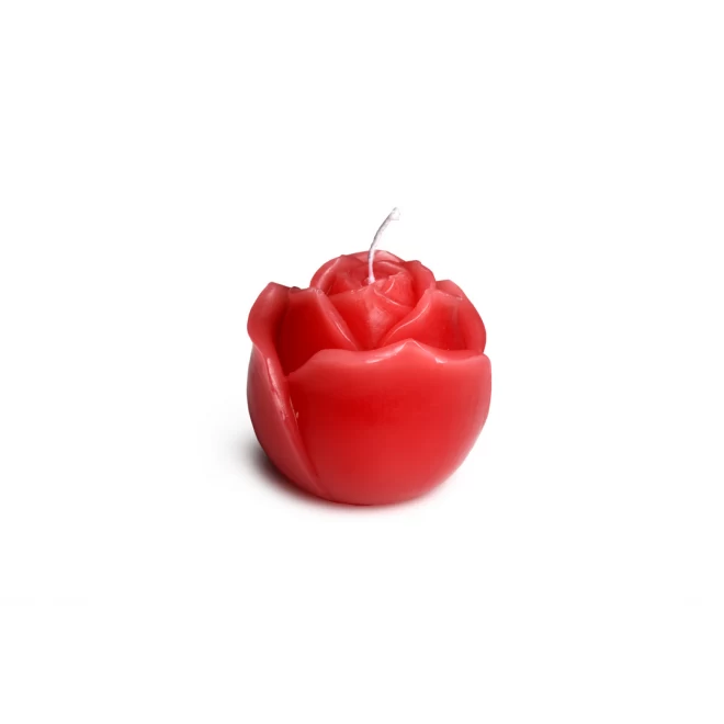 Flaming rose - drip candle