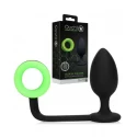 Butt plug with cock ring - gitd