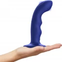 Dildo z funkcją podwójnej pulsacji Strap-on-Me