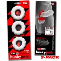 Hünkyjunk super huj 3-pack cockrings tar ice