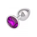 Jewel Small Amethyst Plug