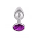 Jewel Small Amethyst Plug