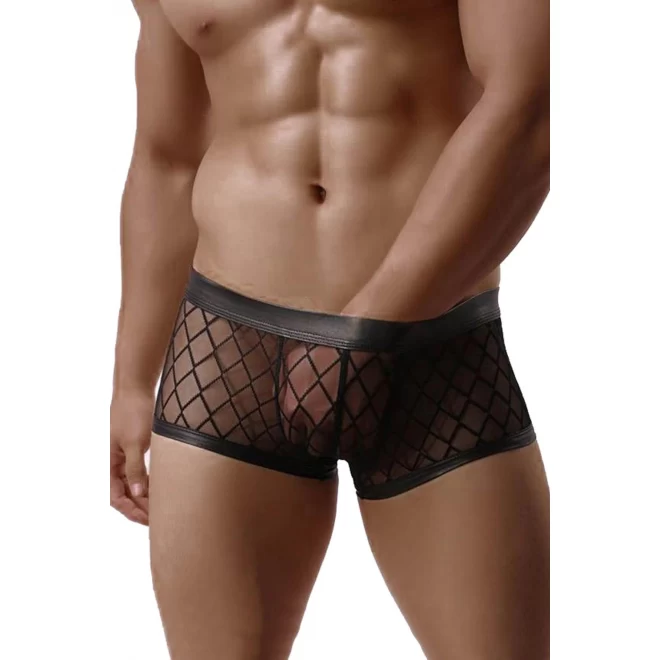 MEN'S BOXERS MP056 BLACK (Size: S)