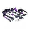 Control Me 8 Pieces BDSM Set Black/Purple Guilty T
