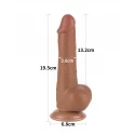 Dildo LoveToy Sliding Skin Dual Layer Dong