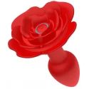 Rose rotating anal plug