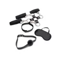 Lux fetish 7 pc hogtie & ball gag kit