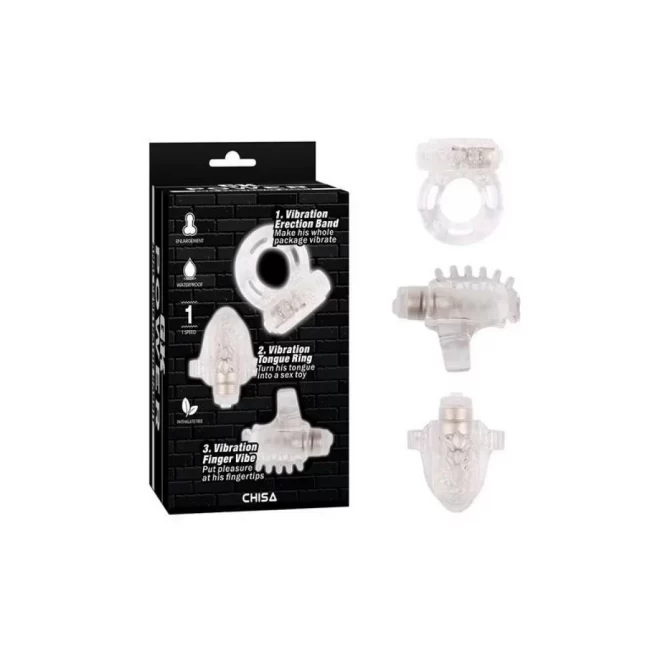 Teasers Ring Kit Vibro Clear