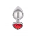 Jewel Large Ruby Heart Plug