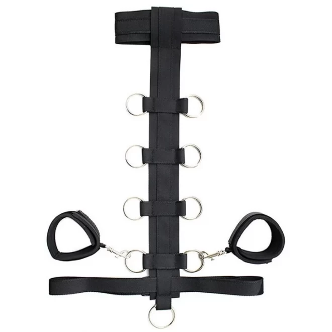 Uprząż Guilty Toys Cuffs Retention System with Eye Mask