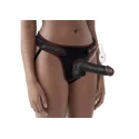 Vibrating Easy Strapon Set 7.5'' Black