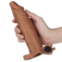 Pleasure extender sleeve vibro flesh