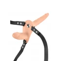 Podwójny strap-on z wibracją Fetish Tentation