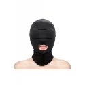 FETISH & FASHION MOUTH HOOD BLACK