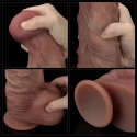DILDO 10.5'' DUAL LAYERED SILICONE COCK XXL