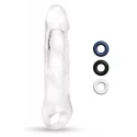 SIZE UP CLEAR VIEW PENIS EXTENDER WITH BALL LOOP CLASSIC