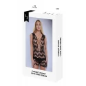 BACI CORSET FRONT LACE MINI DRESS BLACK, OS
