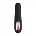 Unrealistic vibrator WANAME D-SPLASH TSUNAMI, silicone, black, 18.3 cm