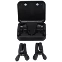 Vibro grippers - vibrating nipple clamps with case