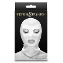 FETISH & FASHION EYES & MOUTH HOOD BLACK