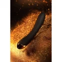 Unrealistic vibrator WANAME D-SPLASH STREAM, silicone, black, 21 cm