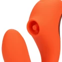 G-spot vibrator with clitoral pulse wave - untamed orange