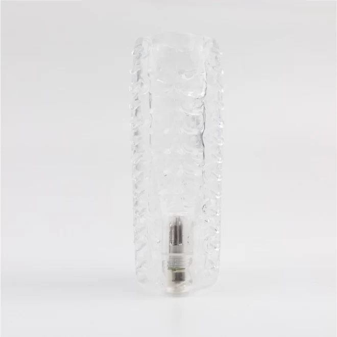 Super Sucker Vibrating Stroker 5,1" Clear