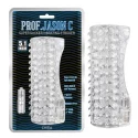 Super Sucker Vibrating Stroker 5,1" Clear