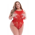 BACI JACQUARD BODYSUIT BLACK, QUEEN