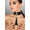 KINKY DIVA TEASING TASSEL COLLAR SILVER