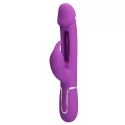 PRETTY LOVE - Kampas Rabbit 3 in 1, multifunction vibrator with tongue violet