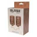 BLAZE ELITE HAND CUFFS COGNAC VEGAN LEATHER